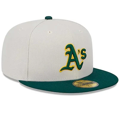 Oakland Athletics Stone Gray World Class Collection 59FIFTY Fitted Hat