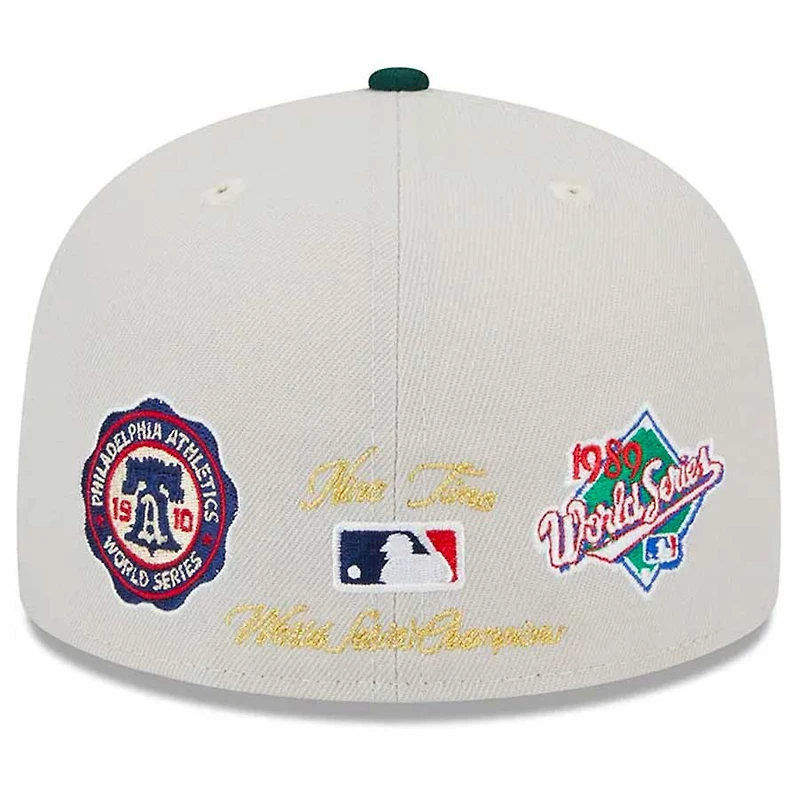 Oakland Athletics Stone Gray World Class Collection 59FIFTY Fitted Hat