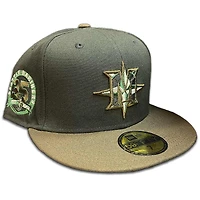 Seattle Mariners Black Walnut Two Tone 35th Patch Green UV 59FIFTY Fitted Hat