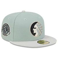 Memphis Chicks Green Hometown Roots Southern League Patch Gray UV 59FIFTY Fitted Hat