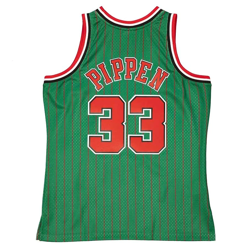 Chicago Bulls Scottie Pippen Mitchell & Ness 1995-96 Hardwood Classics Swingman Player Green Jersey