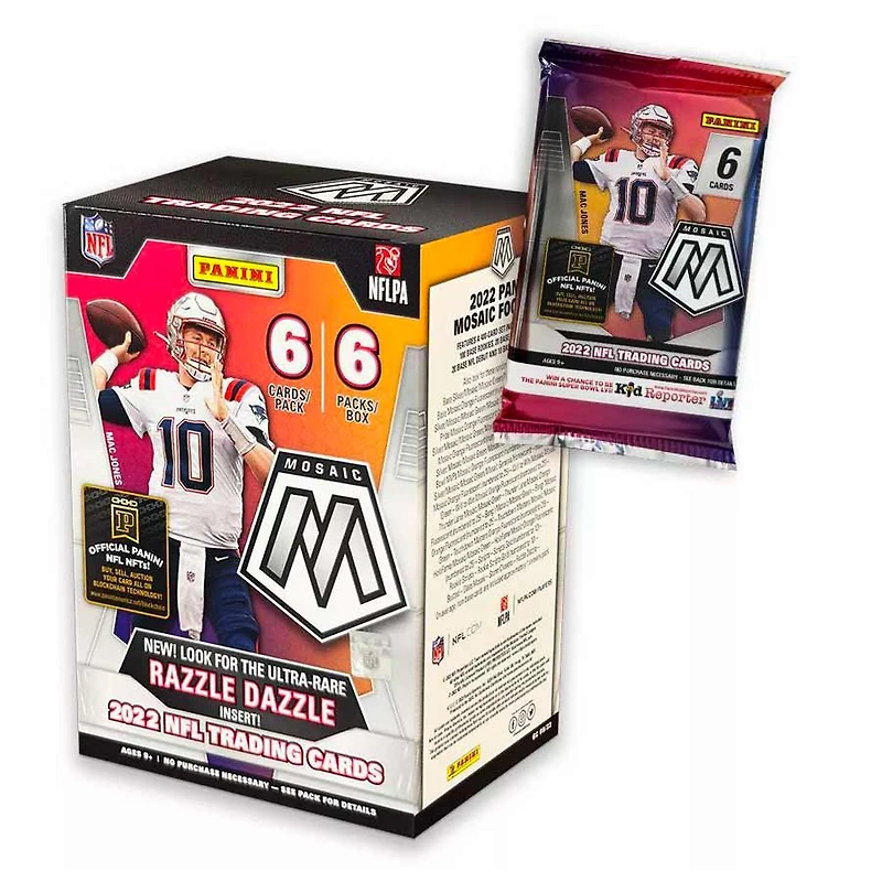 2022 Panini NFL Mosaic Football Trading Card Blaster Box