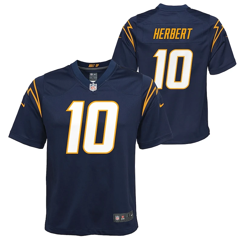 Youth Los Angeles Chargers Justin Herbert Navy Blue Nike Game Jersey
