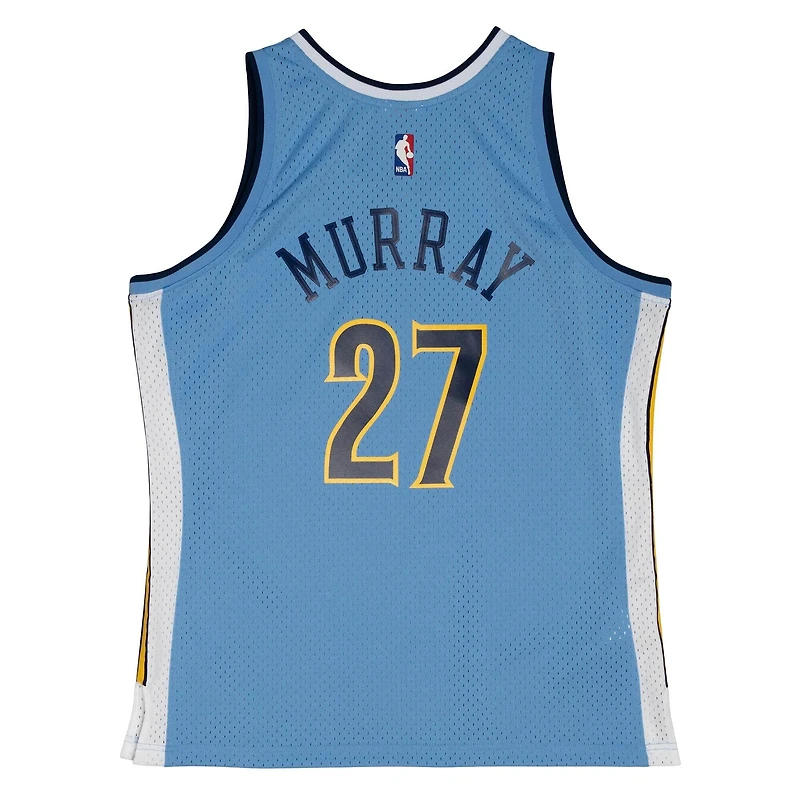 Denver Nuggets Jamal Murray Mitchell & Ness 2016-17 Hardwood Classics Swingman Player Light Blue Jersey