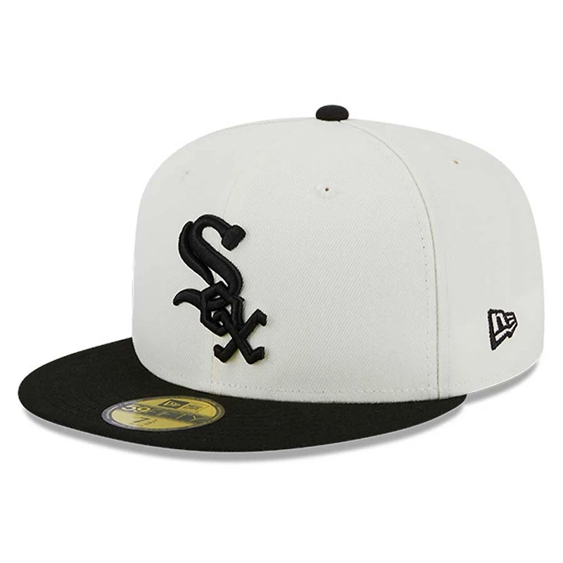 Chicago White Sox Chrome Retro MLB Throwback 2005 WS Patch Gray UV 59FIFTY Fitted Hat