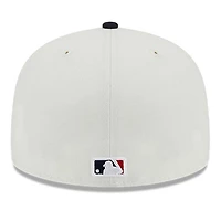 Cleveland Guardians Chrome Retro MLB Throwback 1920 WS Patch Gray UV 59FIFTY Fitted Hat