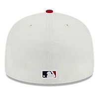 Cincinnati Reds Chrome Retro MLB Throwback 1990 WS Patch Gray UV 59FIFTY Fitted Hat