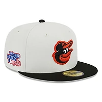 Baltimore Orioles Chrome Retro MLB Throwback 1983 WS Patch Gray UV 59FIFTY Fitted Hat