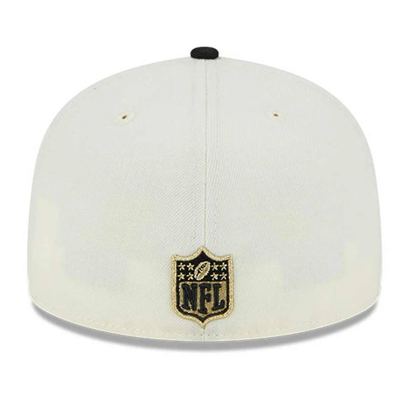 New Orleans Saints Chrome Retro MLB Throwback SB XLIV Patch Gray UV 59FIFTY Fitted Hat