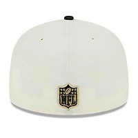 New Orleans Saints Chrome Retro MLB Throwback SB XLIV Patch Gray UV 59FIFTY Fitted Hat