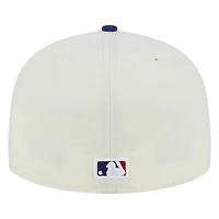 Los Angeles Dodgers Script D Logo Chrome Retro MLB Throwback 1988 WS Patch Gray UV 59FIFTY Fitted Hat