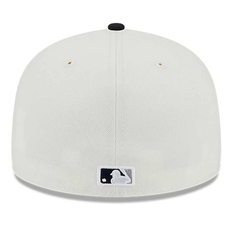 New York Yankees Chrome Retro MLB Throwback 2000 WS Patch Gray UV 59FIFTY Fitted Hat