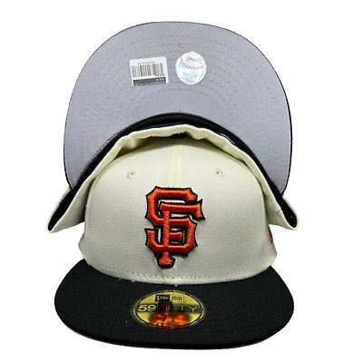 San Francisco Giants Chrome Two Tone 2012 World Series Patch Grey UV 59FIFTY Fitted Hat