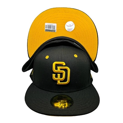 San Diego Padres Black 2016 All Star Game Patch Yellow UV 59FIFTY Fitted Hat