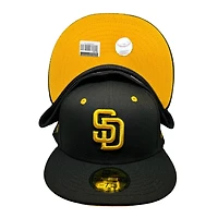 San Diego Padres Black 2016 All Star Game Patch Yellow UV 59FIFTY Fitted Hat