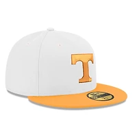 Tennessee Volunteers White and Orange Two Tone New Era 59FIFTY Fitted Hat