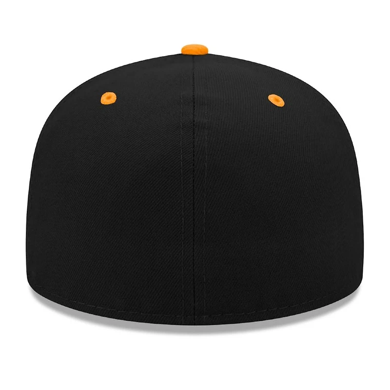 Tennessee Volunteers Low Profile Black and Orange Two Tone New Era 59FIFTY Fitted Hat