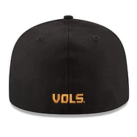 Tennessee Volunteers Black New Era 59FIFTY Fitted Hat