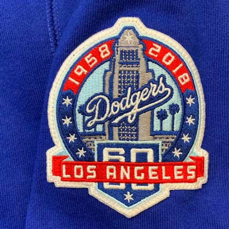 Los Angeles Dodgers Custom New Era Script Royal Blue Hoodie