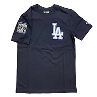 Los Angeles Dodgers Custom New Era 2020 WS Patch Navy Shirt