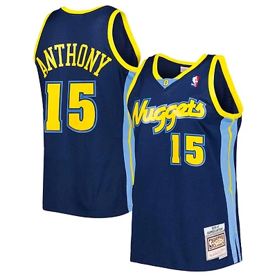 Denver Nuggets Carmelo Anthony Mitchell & Ness 2006-07 Hardwood Classics Swingman Player Navy Jersey