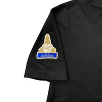 Los Angeles Dodgers Custom New Era First WS Patch Black Shirt