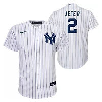 Youth New York Yankees Derek Jeter White Player Jersey