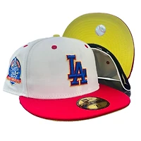 Los Angeles Dodgers Chrome El Chavo De Ocho Nono 60th Patch Yellow UV 59FIFTY Fitted Hat