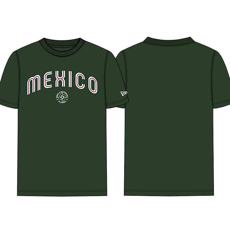 Mexico 2023 World Baseball Classic New Era Custom Green Shirt