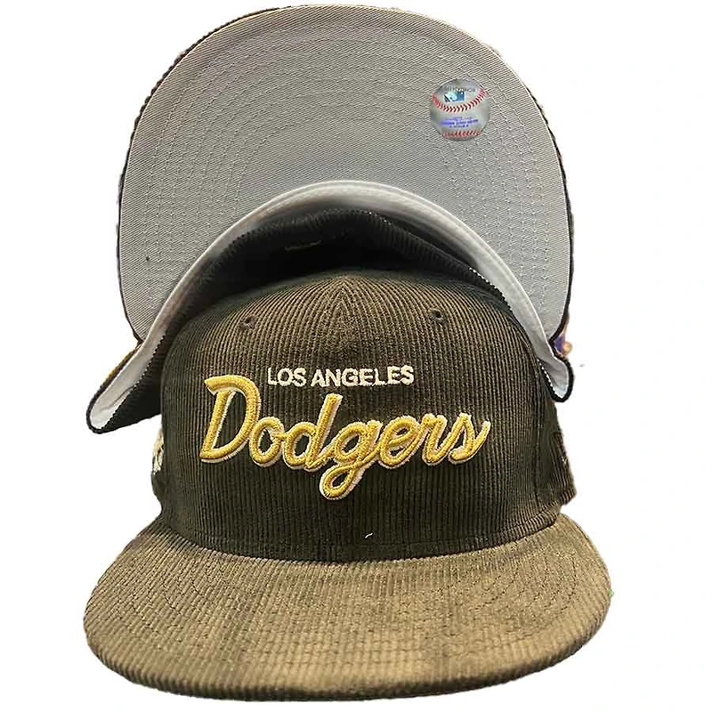 Los Angeles Dodgers Black Legacy Collection Volume I 1988 World Series Patch Gray UV 59FIFTY Fitted Hat