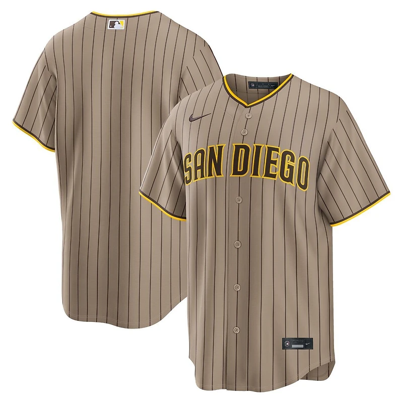 San Diego Padres Nike Tan Blank Replica Jersey