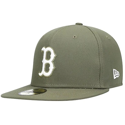 Boston Red Sox Olive New Era 59Fifty Fitted Hat
