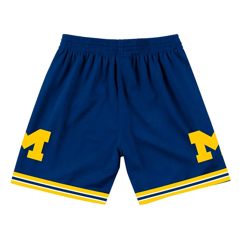 University of Michigan Wolverines Mitchell & Ness Navy Swingman Shorts