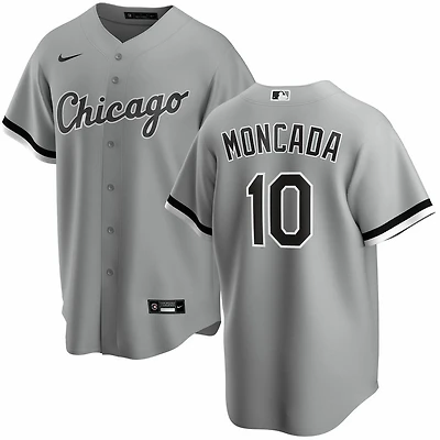 Chicago White Sox Yoan Moncada Nike Gray Road Player Jersey