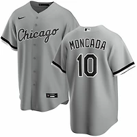 Chicago White Sox Yoan Moncada Nike Gray Road Player Jersey