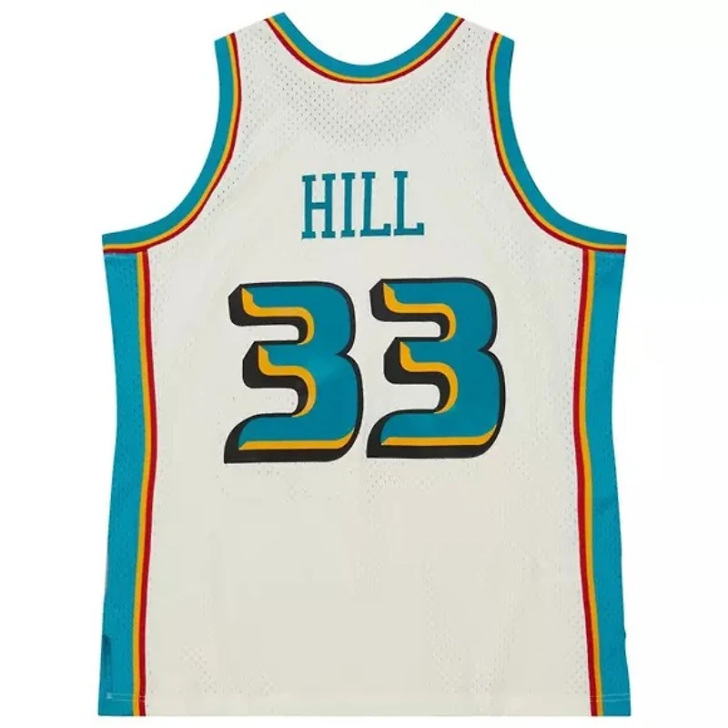 Detroit Pistons Grant Hill Mitchell & Ness 1998- Hardwood Classics Swingman Jersey