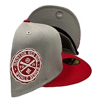 Boston Red Sox Gray Two Tone 1915 World Series Patch UV 59FIFTY Fitted Hat