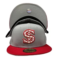 Chicago White Sox Gray Two Tone 1917 World Series Patch UV 59FIFTY Fitted Hat