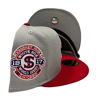 Chicago White Sox Gray Two Tone 1917 World Series Patch UV 59FIFTY Fitted Hat