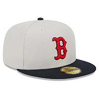 Boston Red Sox Stone Gray World Class Collection 59FIFTY Fitted Hat
