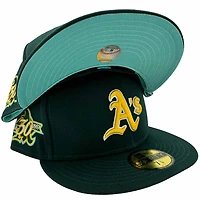 Oakland Athletics Green Custom Mint Side Patch New Era 59FIFTY Fitted Hat