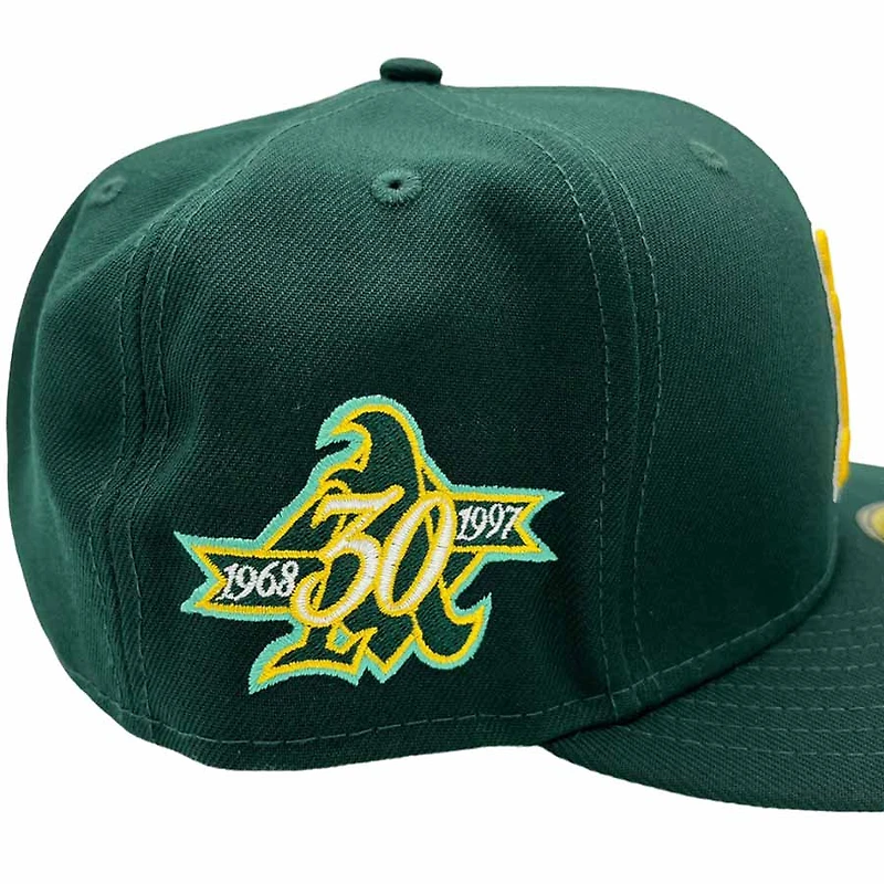Oakland Athletics Green Custom Mint Side Patch New Era 59FIFTY Fitted Hat