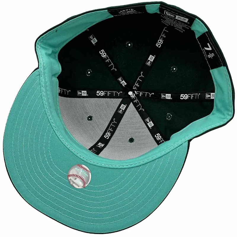 Oakland Athletics Green Custom Mint Side Patch New Era 59FIFTY Fitted Hat