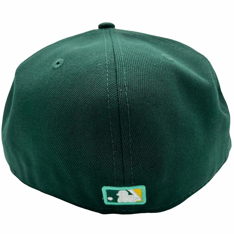 Oakland Athletics Green Custom Mint Side Patch New Era 59FIFTY Fitted Hat