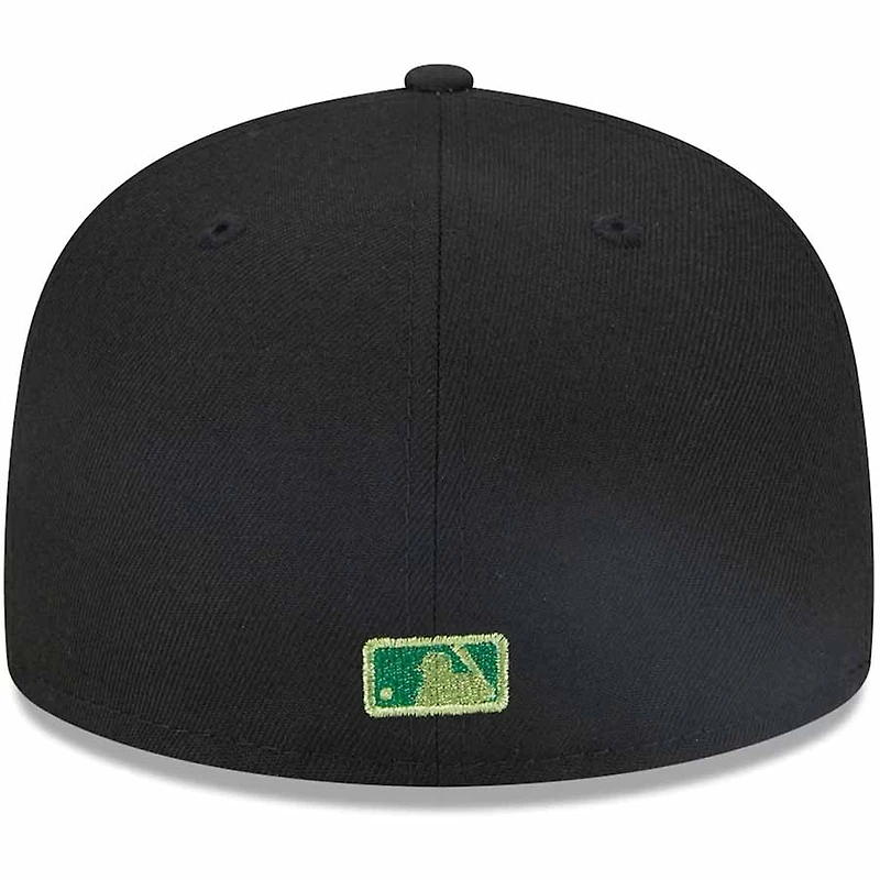 Boston Red Sox Black Metallic Pop New Era 59FIFTY Fitted Hat