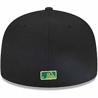 Boston Red Sox Black Metallic Pop New Era 59FIFTY Fitted Hat