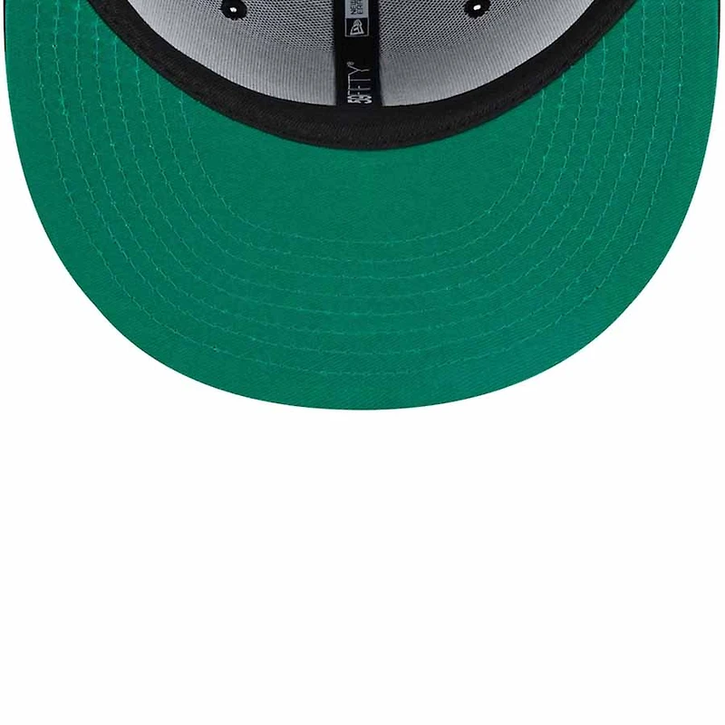 Boston Red Sox Black Metallic Pop New Era 59FIFTY Fitted Hat