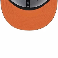 Atlanta Braves Black Orange Metallic Pop New Era 59FIFTY Fitted Hat