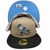 Cincinnati Reds Tan 1970 All Star Game Patch Light Blue UV 59FIFTY Fitted Hat