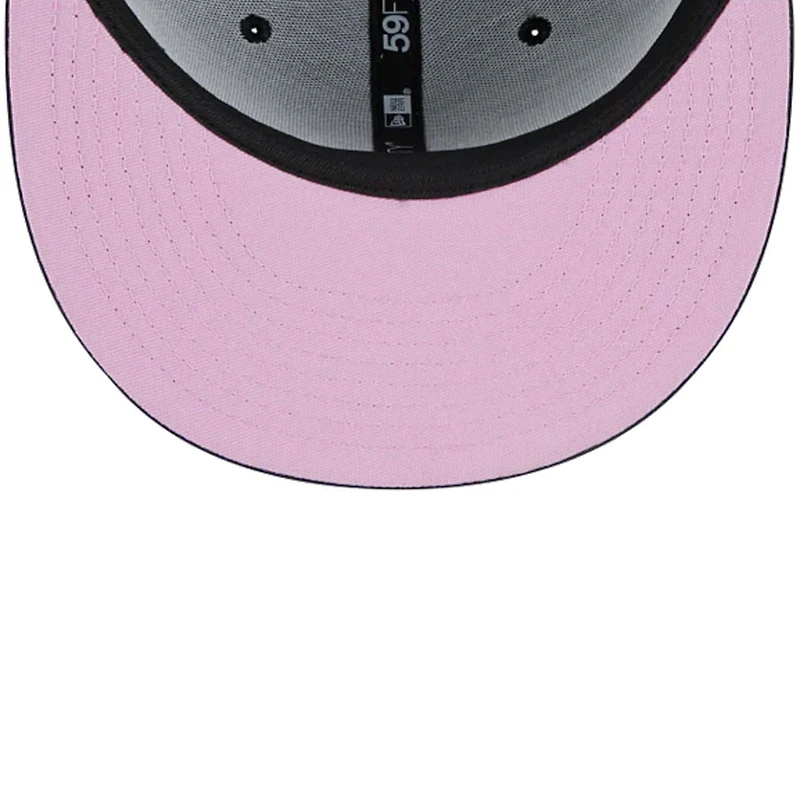 Cincinnati Reds Black Purple Metallic Pop New Era 59FIFTY Fitted Hat